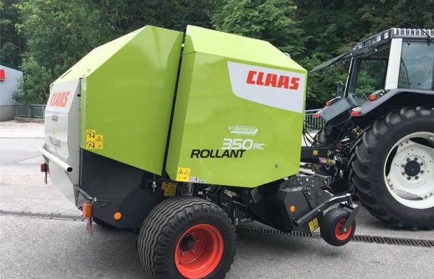 LT0000151, Equipment loan for a new round baler CLAAS ROLLANT 350 RC with National Paying Agency support